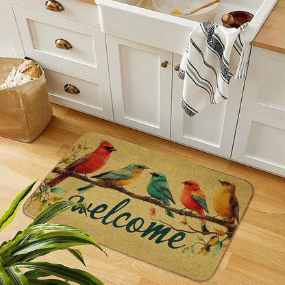 Doormat Yoga Frog Front Door Mat Indoor Outdoor Entrance,Pink Lotus Flower Door Mat Waterproof Low Profile All-Season,Easy Clean Patio Porch Entryway Floor Rug 17x29 Inch