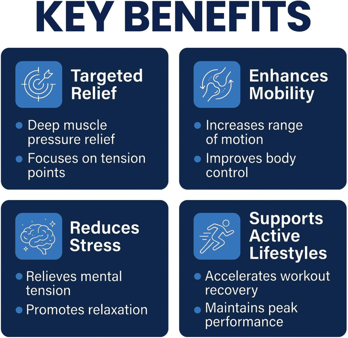 Physical Massage Therapy Ball Set - Ideal for Yoga, Deep Tissue Massage, Trigger Point Therapy and Myofascial Release Physical Therapy Equipment