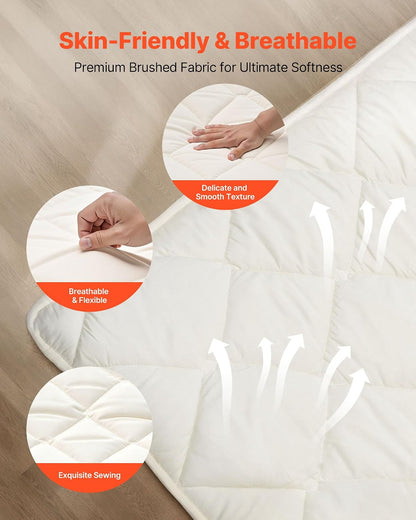Japanese Floor Mattress, Futon Mattress, 100% High Density Comfortable Foam, Foldable Tatami Mat with Storage Bag, Sleeping Pad for Camping Dormitory Yoga