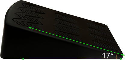 Slant Board for Squats, Yoga Wedge Block Pairs, Black Calf Stretcher Exercise Ramps for Weightlifting Pilates Home Gym Fitness