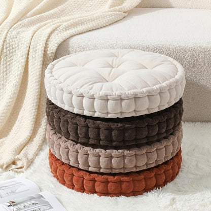 4 Pcs Mixed Colors Large Floor Pillow Cushion, Square 20 x 20