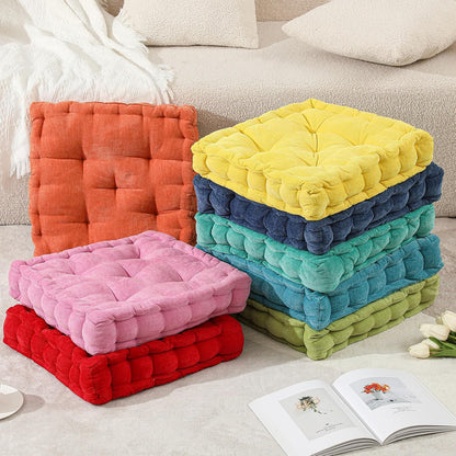 4 Pcs Mixed Colors Large Floor Pillow Cushion, Square 20 x 20