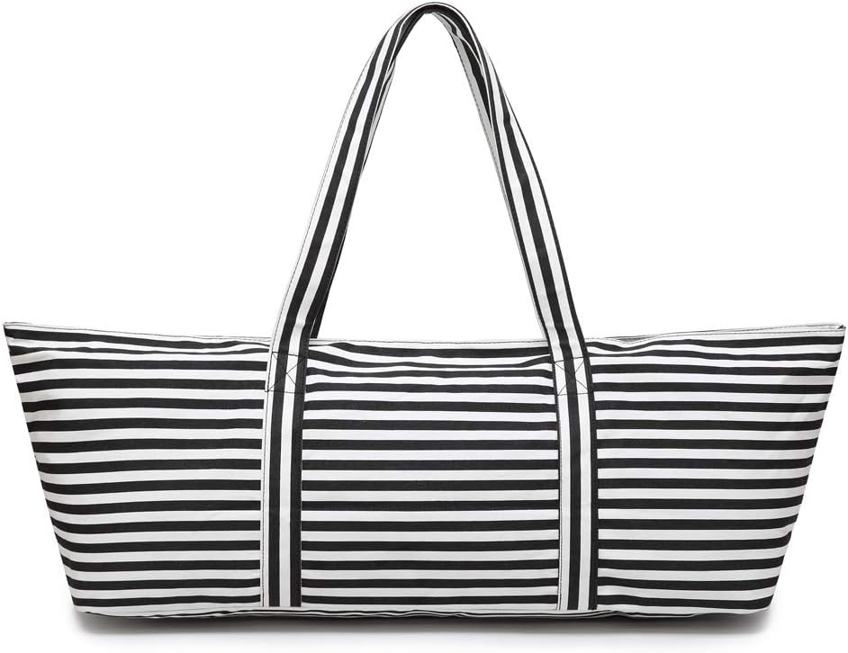 Large Yoga Mat Bag for Women & Men, Full-Zip Gym Bag with Yoga Mat Holder
