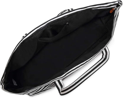 Large Yoga Mat Bag for Women & Men, Full-Zip Gym Bag with Yoga Mat Holder