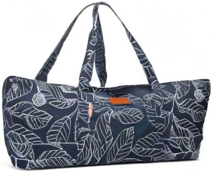 Large Yoga Mat Bag for Women & Men, Full-Zip Gym Bag with Yoga Mat Holder
