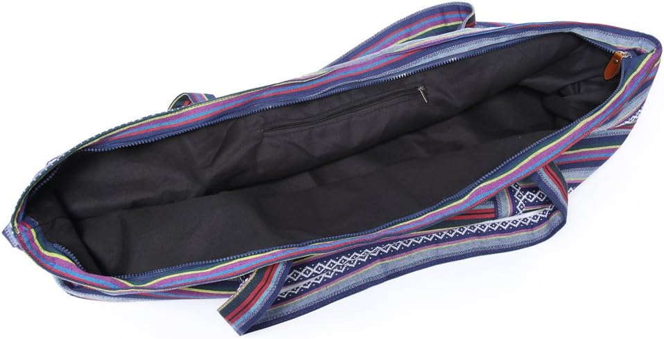 Large Yoga Mat Bag for Women & Men, Full-Zip Gym Bag with Yoga Mat Holder
