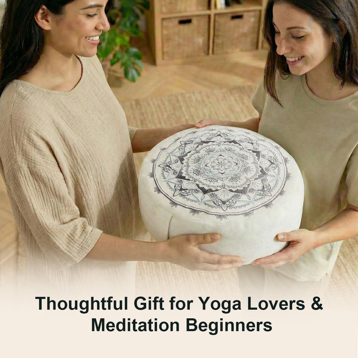 Ultimate Meditation Cushion Set – 2-in-1 Zafu & Zabuton, Buckwheat & Memory Foam, Velvet Cover for Yoga & Mindfulness (Purple)