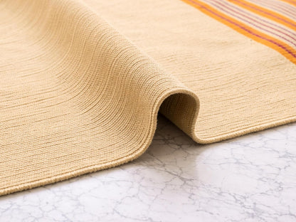 MELLOWBUFF Hand-Woven Cotton Yoga Mat – 100% Natural Cloth Yoga Rug for Hot Yoga, Exercise, Workout, Fitness & Meditation – Absorbent, Washable Yoga Rug, 78 x 28 Inches