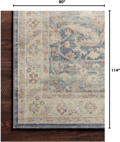 Hathaway Blush/Multi 2'-6" x 7'-6" Runner Rug