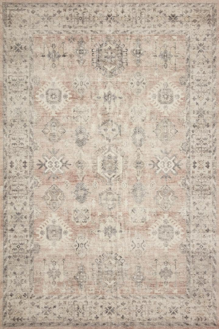 Hathaway Blush/Multi 2'-6" x 7'-6" Runner Rug