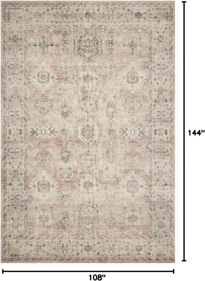 Hathaway Blush/Multi 2'-6" x 7'-6" Runner Rug
