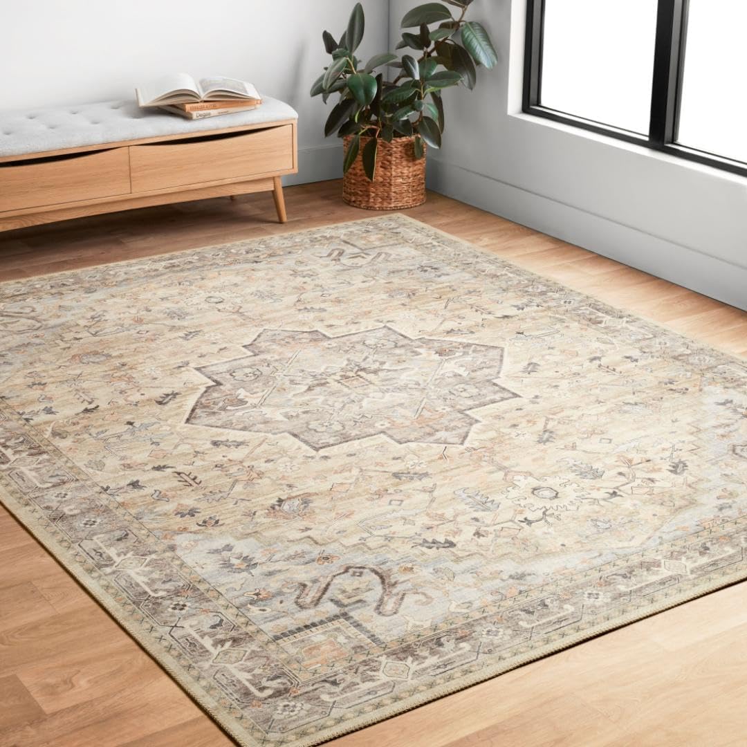 Hathaway Blush/Multi 2'-6" x 7'-6" Runner Rug