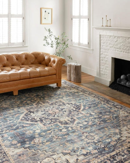 Hathaway Blush/Multi 2'-6" x 7'-6" Runner Rug