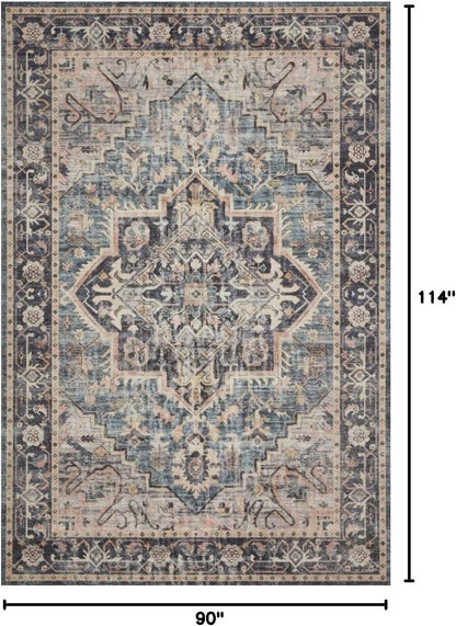 Hathaway Blush/Multi 2'-6" x 7'-6" Runner Rug
