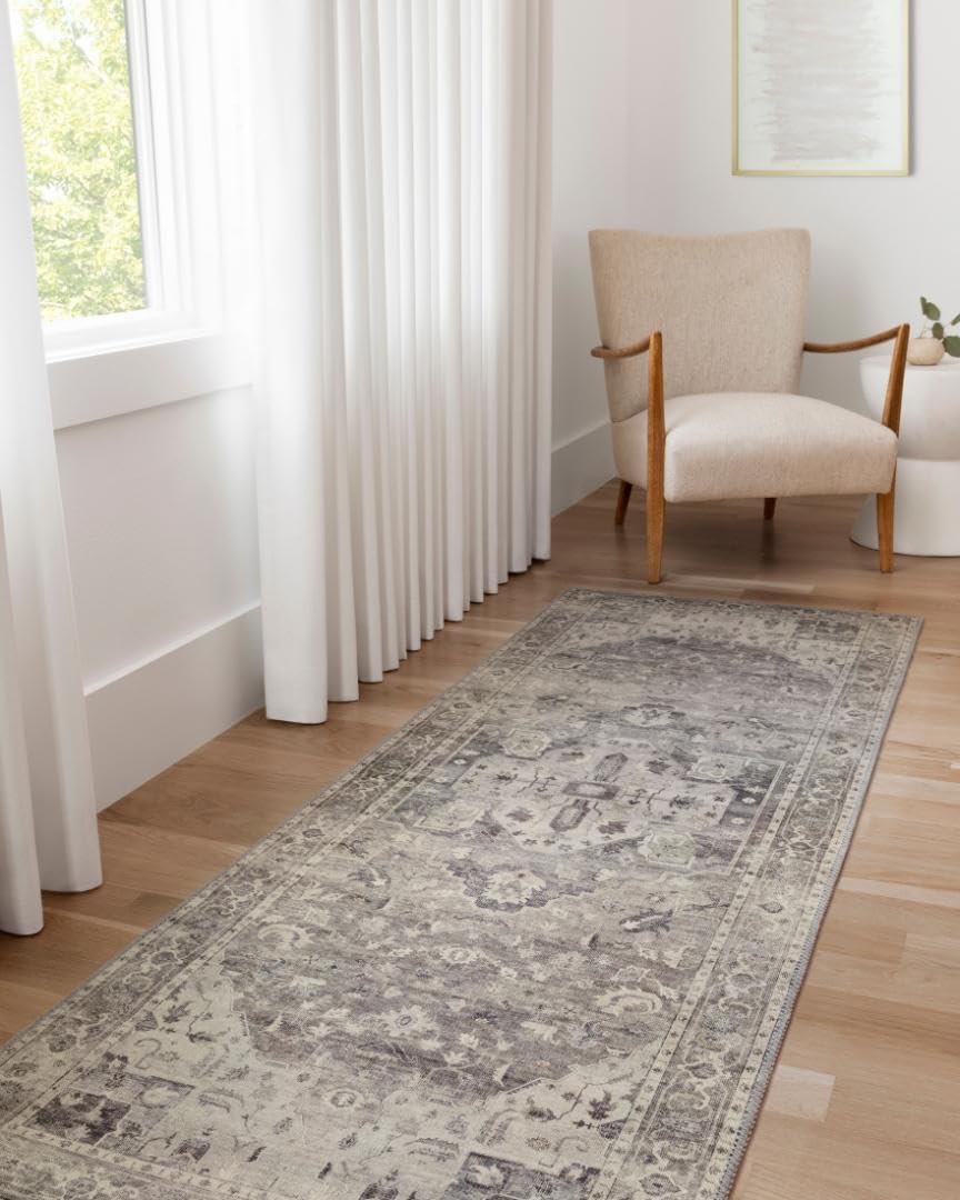 Hathaway Blush/Multi 2'-6" x 7'-6" Runner Rug