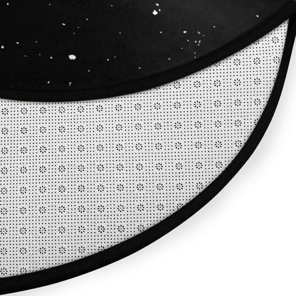3 ft Round Gaming Rug Non Slip Floor Mat Office Gaming Room