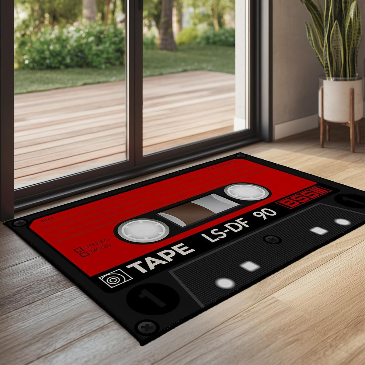 3 ft Round Gaming Rug Non Slip Floor Mat Office Gaming Room