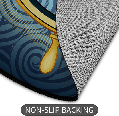 3 ft Round Gaming Rug Non Slip Floor Mat Office Gaming Room