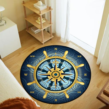 3 ft Round Gaming Rug Non Slip Floor Mat Office Gaming Room