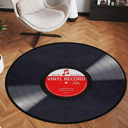 3 ft Round Gaming Rug Non Slip Floor Mat Office Gaming Room