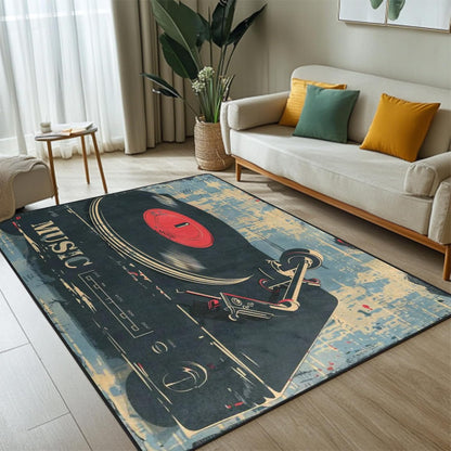 3 ft Round Gaming Rug Non Slip Floor Mat Office Gaming Room