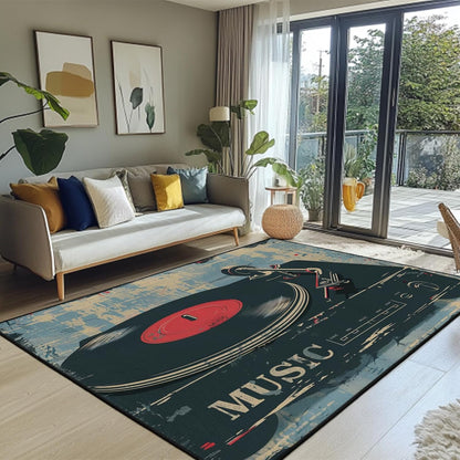 3 ft Round Gaming Rug Non Slip Floor Mat Office Gaming Room