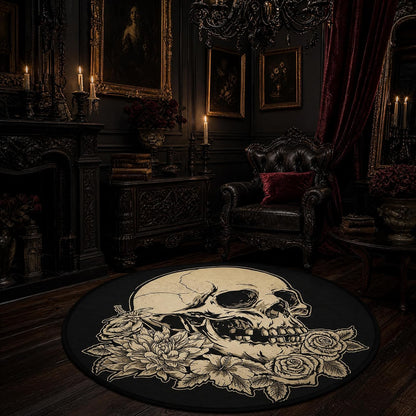 3 ft Round Gaming Rug Non Slip Floor Mat Office Gaming Room