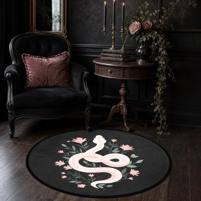 3 ft Round Gaming Rug Non Slip Floor Mat Office Gaming Room