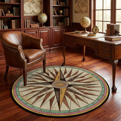 3 ft Round Gaming Rug Non Slip Floor Mat Office Gaming Room