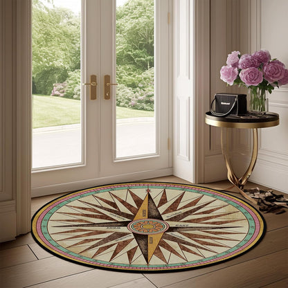 3 ft Round Gaming Rug Non Slip Floor Mat Office Gaming Room