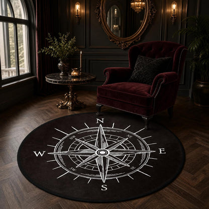 3 ft Round Gaming Rug Non Slip Floor Mat Office Gaming Room