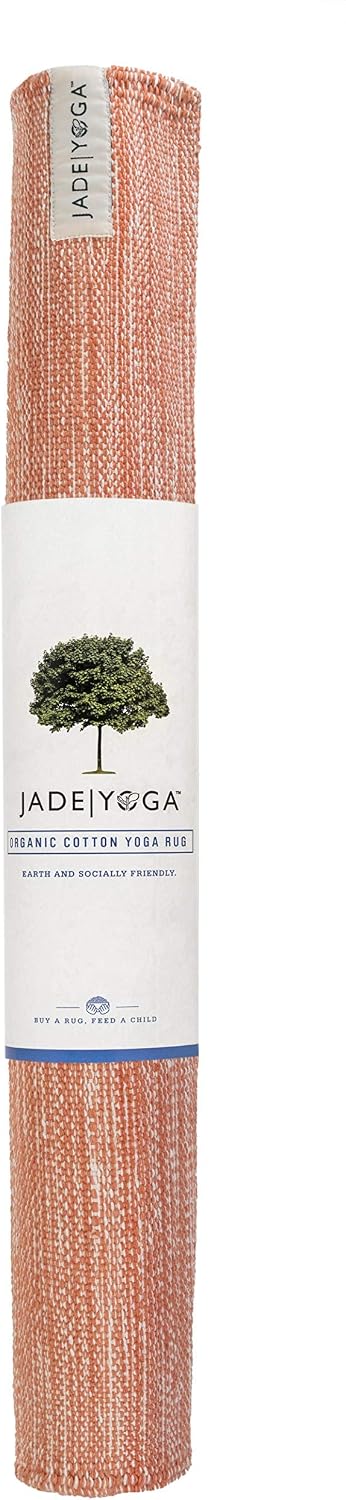 Organic Cotton Mysore Yoga Rug - Ideal Yoga Rug Mat for Restorative Yoga and Meditation - Machine Washable