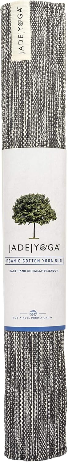 Organic Cotton Mysore Yoga Rug - Ideal Yoga Rug Mat for Restorative Yoga and Meditation - Machine Washable
