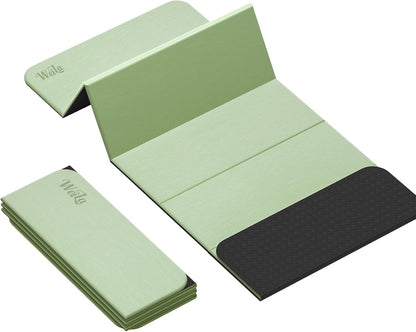 1/2 Inch 70"x24" Foldable TPE Yoga Mat, Thick Non Slip Pilates Mat