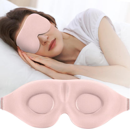 Sleep Mask for Side Sleeper, Light Blocking Eye Mask for Women Men