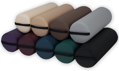 Bolster Pillow Jumbo – Durable Massage Bolster, 100% PU Upholstery incl. Strap Handle