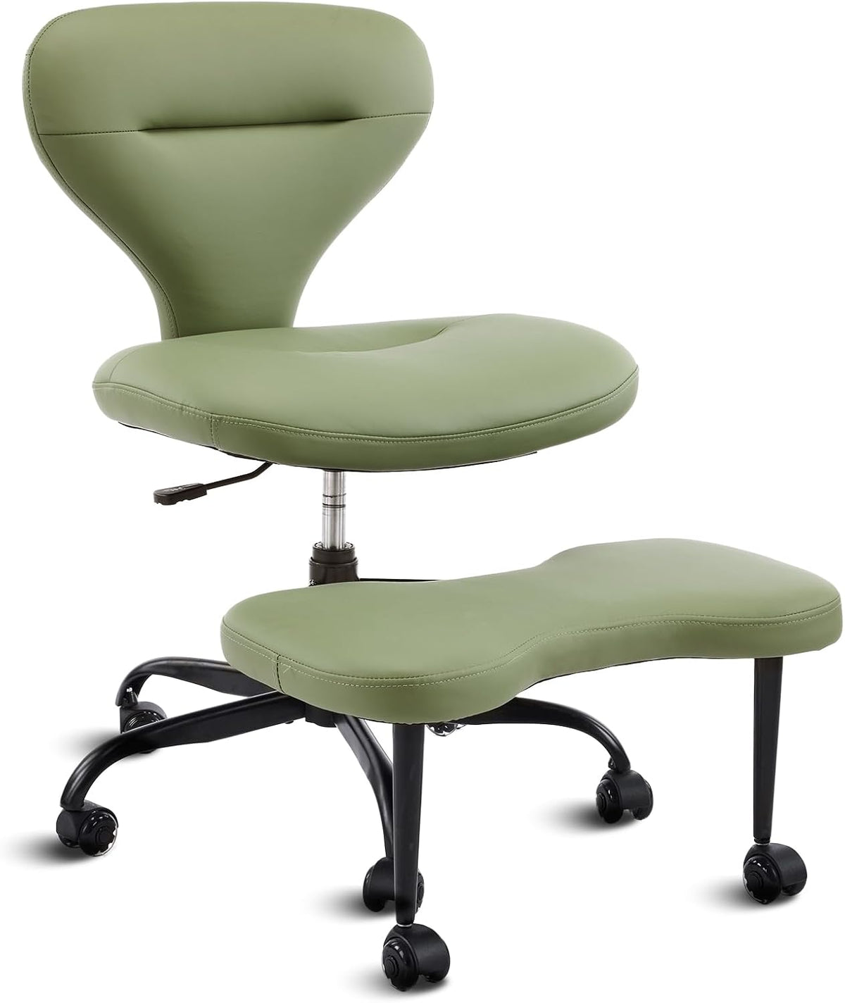 Ergonomic Cross Legged Office Chair, Home Office Desk Chair