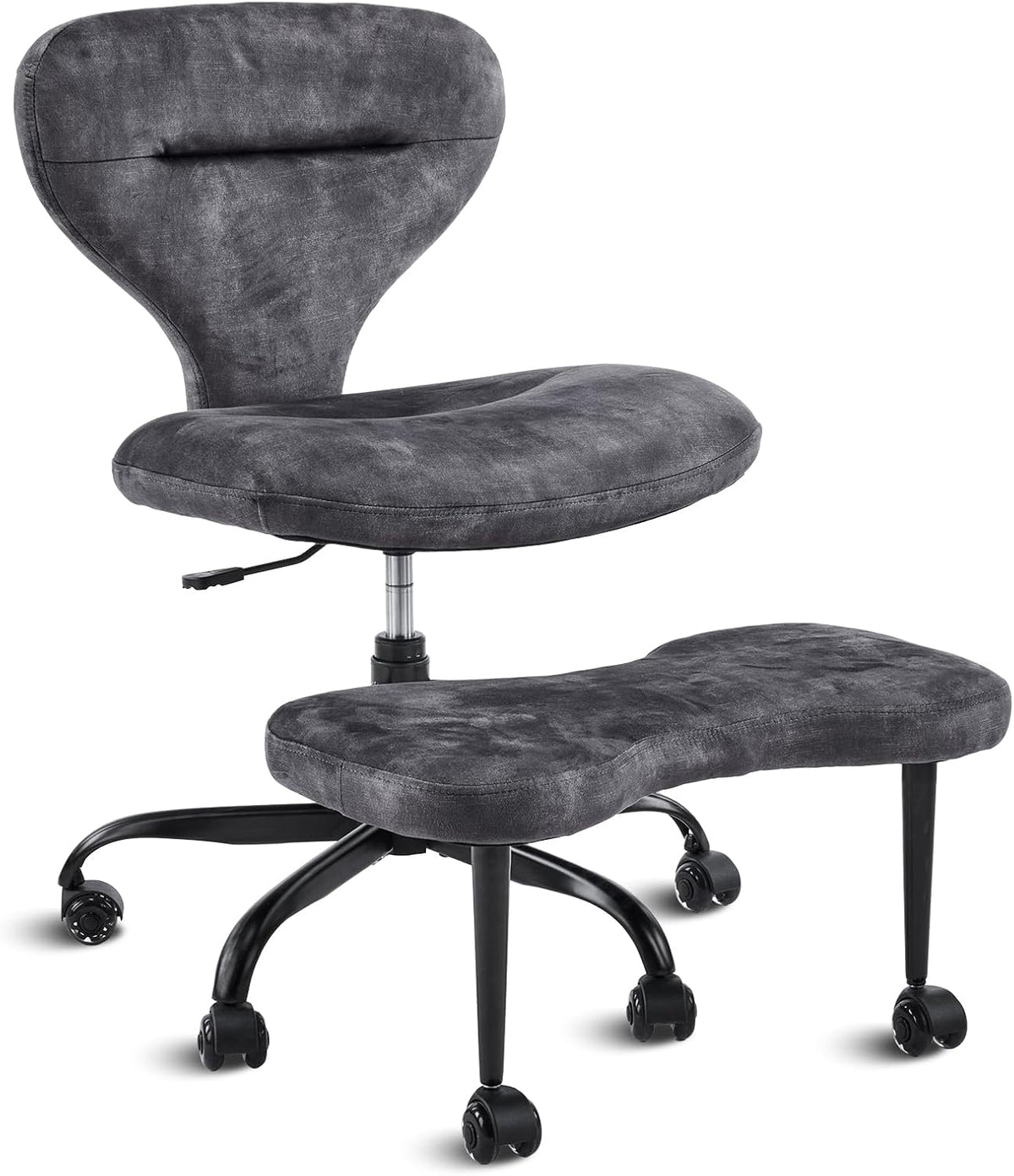 Ergonomic Cross Legged Office Chair, Home Office Desk Chair