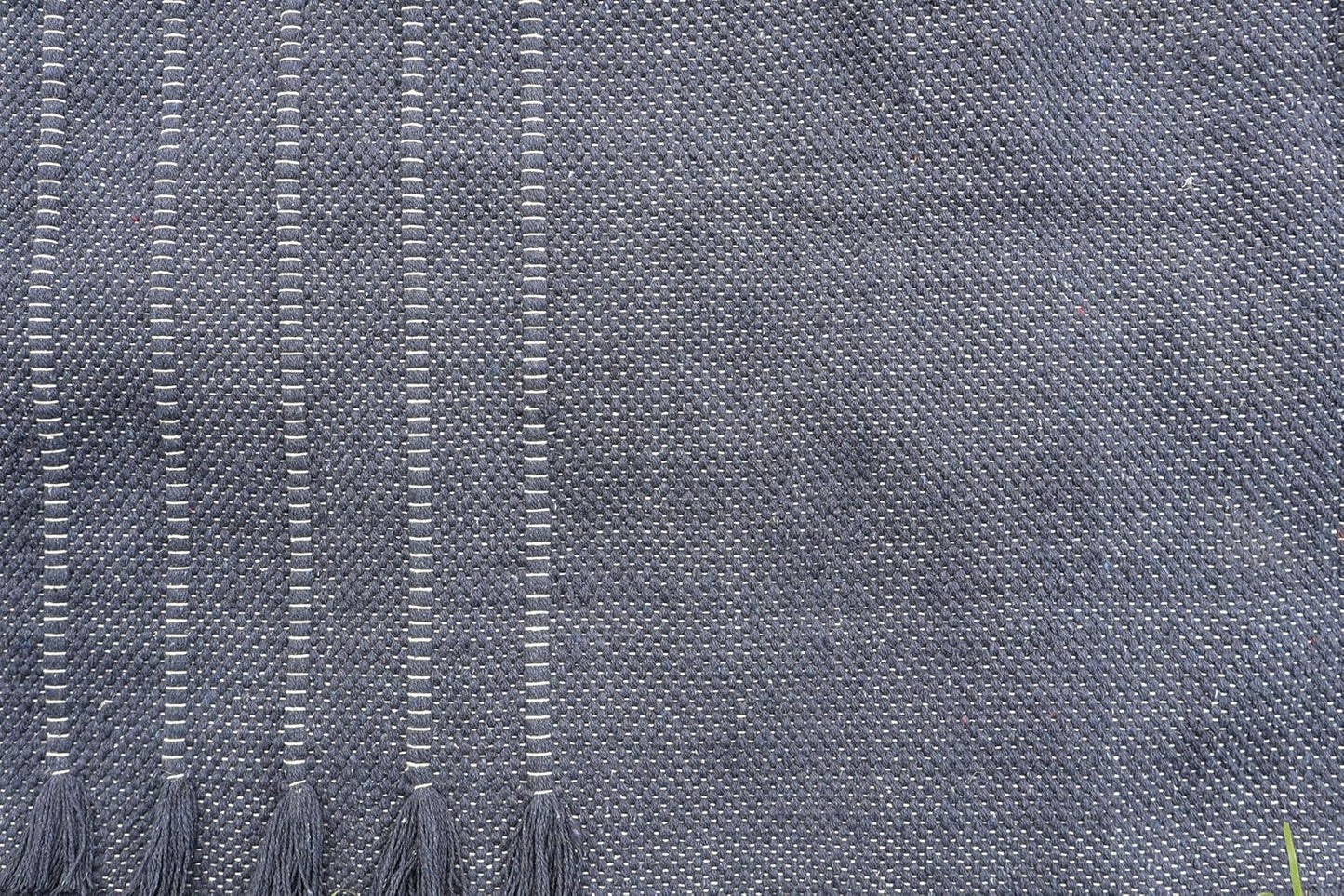 EcoComfort Cotton Yoga Mat - Hand-Woven, Extra-Thick for Ultimate Home Fitness - Durable & Stylish Yoga Rug (24”x72”x5mm)
