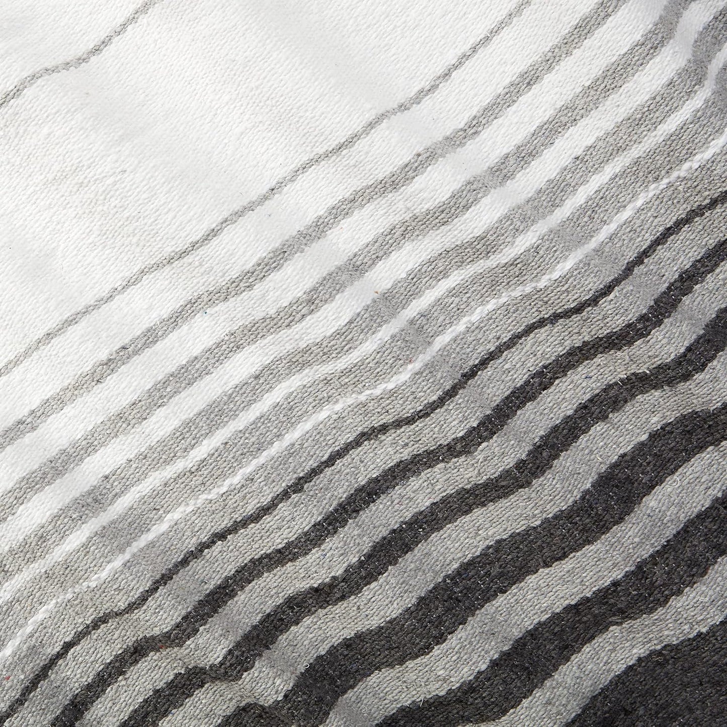 Mexican Blanket by Laguna Beach Textile Co - Beach, Yoga, Camping, or Decorative Throw Blanket - Traditional Handmade Serape (Ivory)