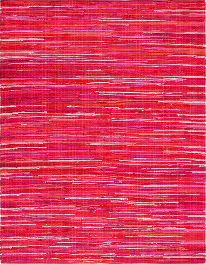 SAFAVIEH Area Rug 3x5 - Rag Rug Collection - Blue & Multi, Handmade Cotton, Boho Stripe Pattern, Ideal for Entryway, Living Room, Bedroom, Dining Space (RAR130B)