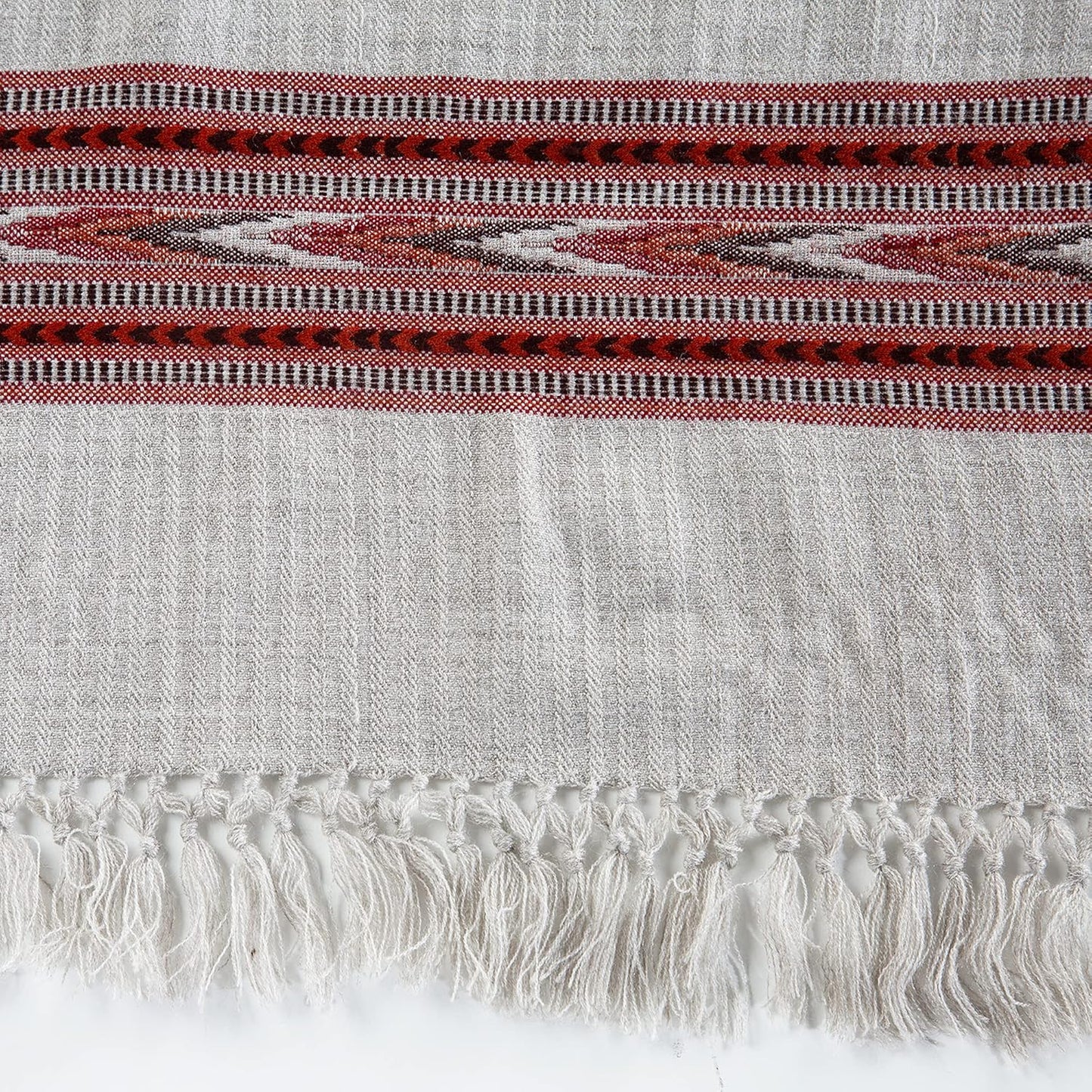 Exotic Meditation Shawl - Large Unisex Prayer Wrap, Oversize Scarf & Versatile Indian Stole Blanket