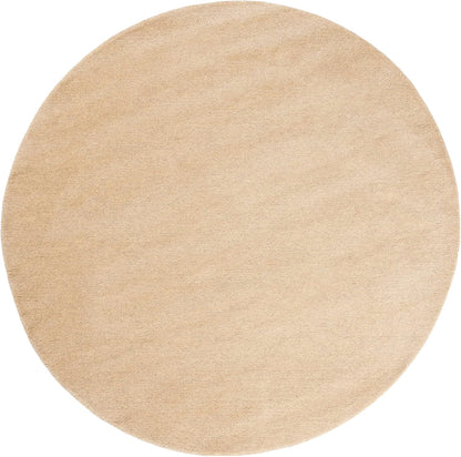 SAFAVIEH Himalaya Collection 6' Round Black HIM610C Handmade Premium Wool Area Rug