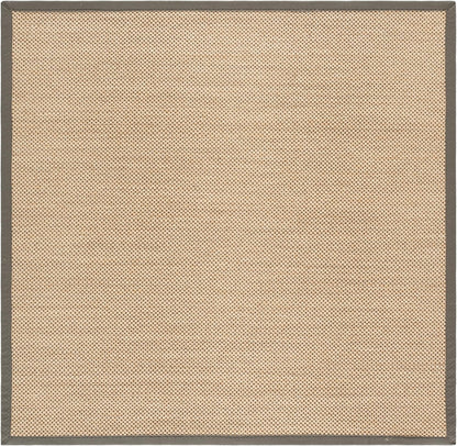 SAFAVIEH Area Rug 11x15 - Natural Fiber Collection - Large - Maize & Linen Color, Sisal, Woven Design with Border (NF141B) - Colors A