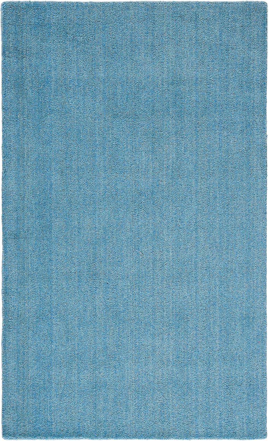 SAFAVIEH Himalaya Collection 6' Round Black HIM610C Handmade Premium Wool Area Rug