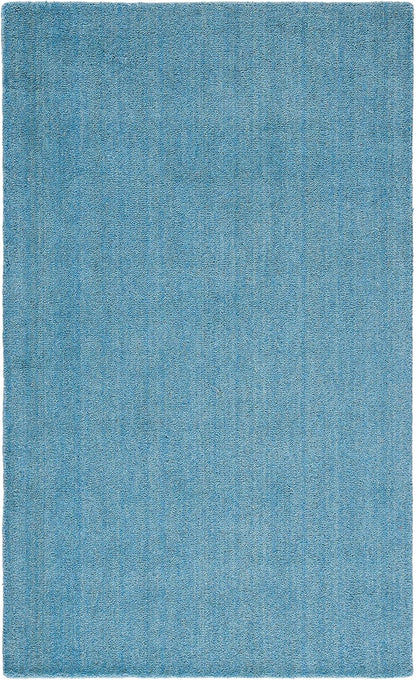 SAFAVIEH Himalaya Collection 6' Round Black HIM610C Handmade Premium Wool Area Rug