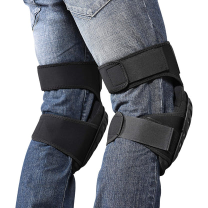 CE' CERDR Professional Knee Pads for Work - Heavy Duty Foam Padding Kneepads for Construction, Gardening, Flooring with Comfortable Gel Cushion to Save Your Knees (Knee High)