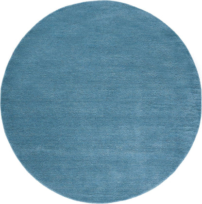 SAFAVIEH Himalaya Collection 6' Round Black HIM610C Handmade Premium Wool Area Rug