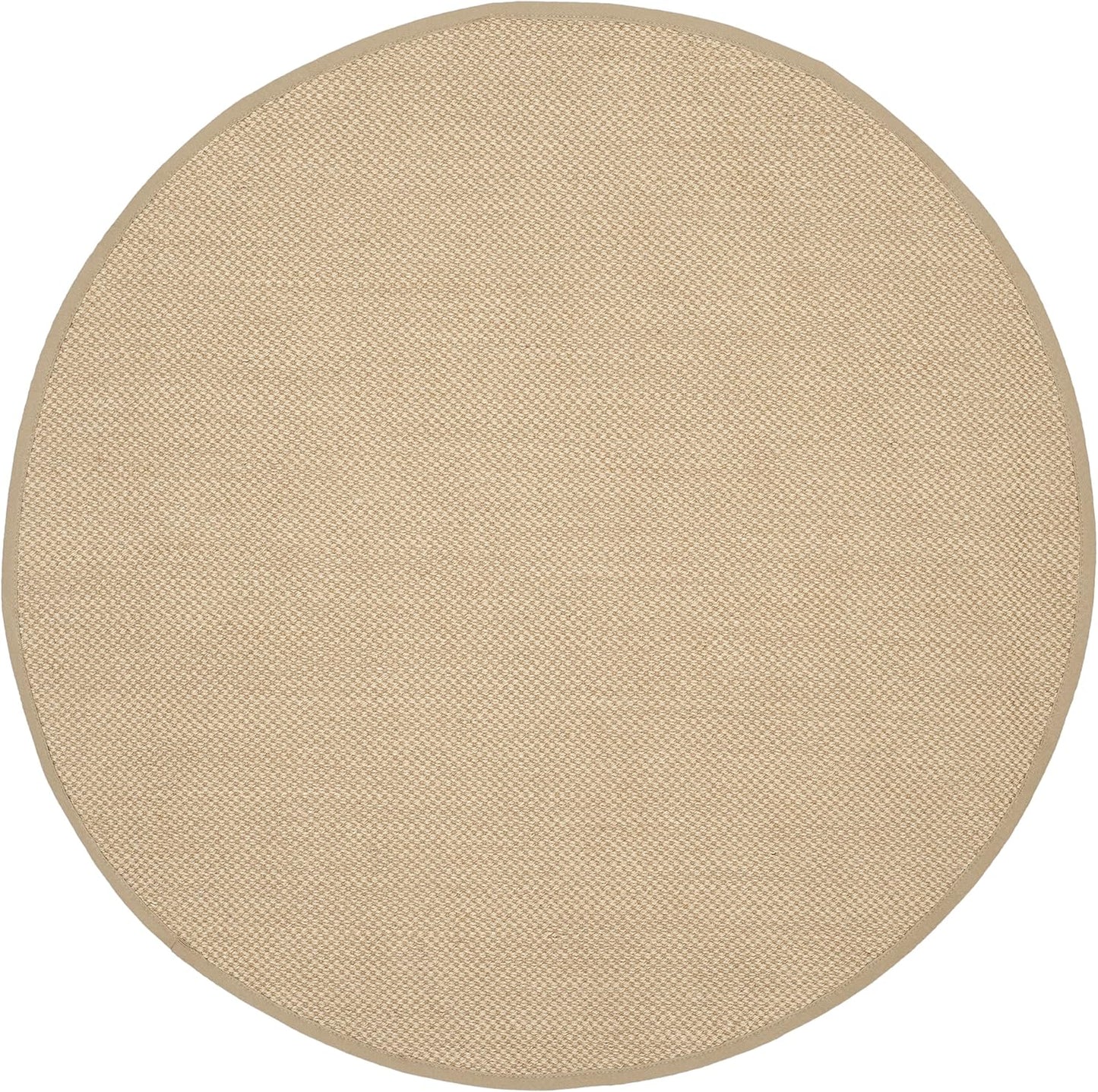 SAFAVIEH Area Rug 11x15 - Natural Fiber Collection - Large - Maize & Linen Color, Sisal, Woven Design with Border (NF141B) - Colors B