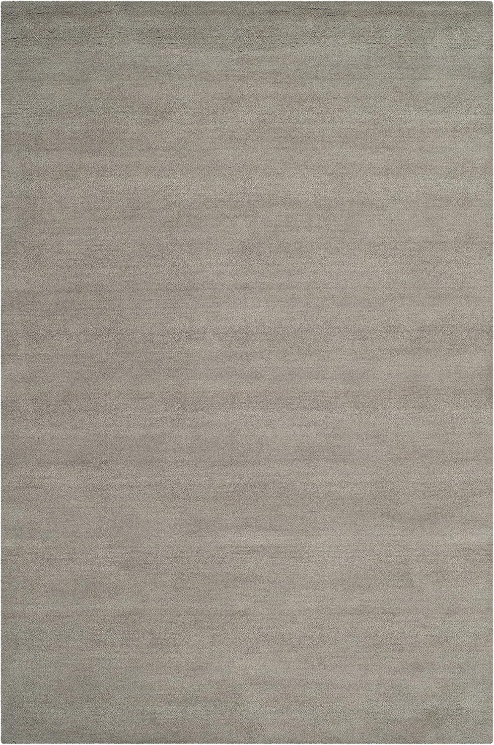 SAFAVIEH Himalaya Collection 6' Round Black HIM610C Handmade Premium Wool Area Rug